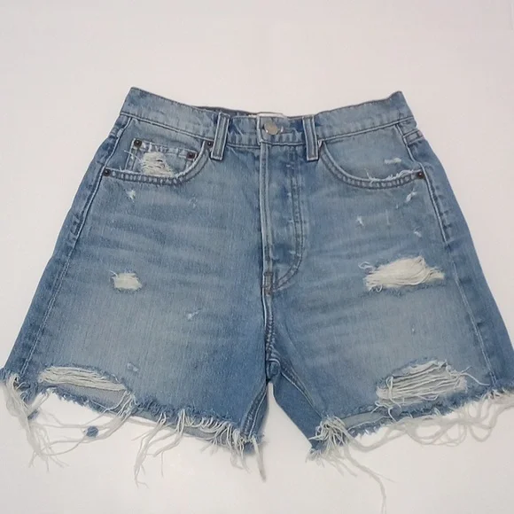Reformation Lola Denim Jean Short - Picture 1 of 9